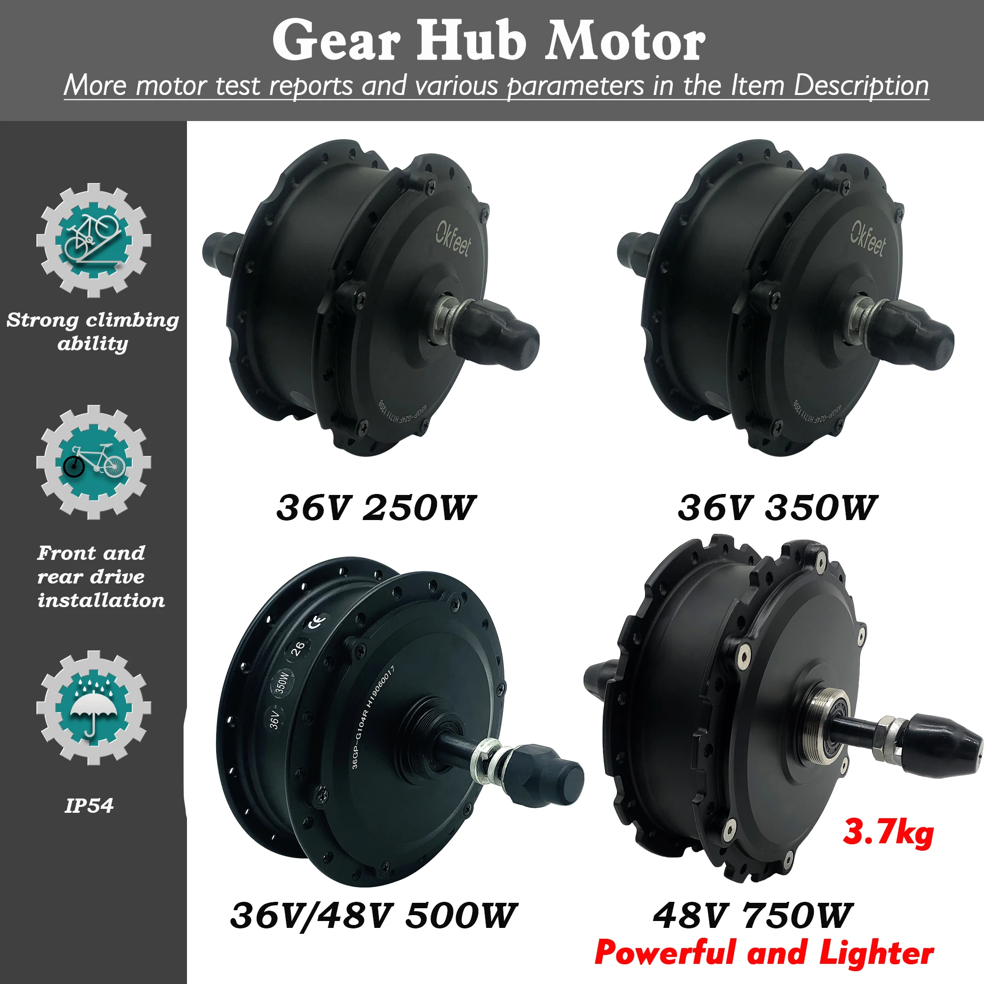 US $165.20 eBike Conversion Kit 48V 1500W 1000W 36V 250W KT LED Hub Motor Wheel Electric Bicycle Bike ebike ebike Conversion Kit