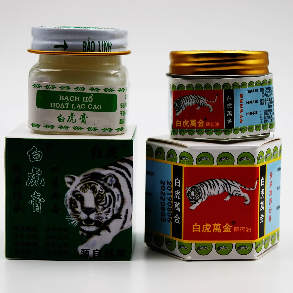 Бальзам для облегчения боли в мышцах красно белый тигровый бальзам мышечный