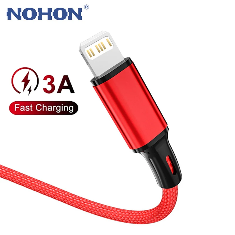 3m Data USB Charger Cable For iPhone X XS Max 13 12 11 5 8 7 6 6s Plus SE Apple iPad 3A Fast Charging Phone Cord Short Long Wire | Мобильные