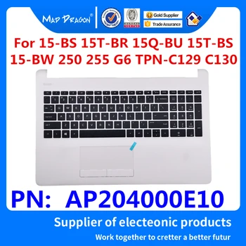 

laptop New Palmrest keyboard Top Cover Upper Case White C shell For HP 15-BS 15-BR 15Q-BU 250 255 G6 TPN-C129 C130 AP204000E10