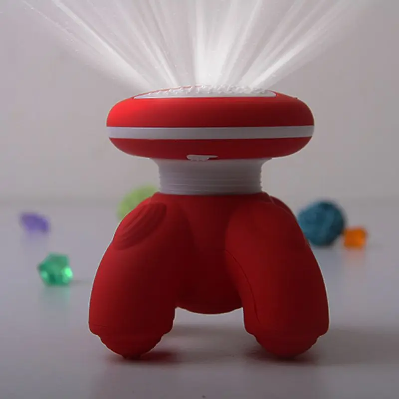 Мини треугольник USB портативный массажер для тела светодиодный портативный Электрический массажный вибратор