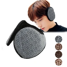 Красивые Зимние цветные наушники теплые новые наушники теплые наушники милые мягкие зимние мужские теплые наушники однотонные