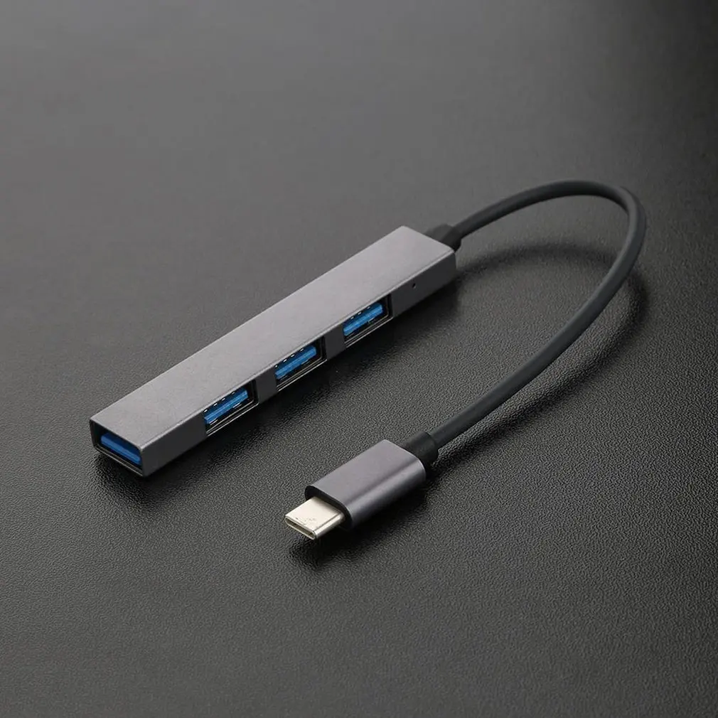 Usb type-C адаптер 4 в 1 конвертер разветвитель Многофункциональный USB 3,1 концентратор аксессуары для электроники