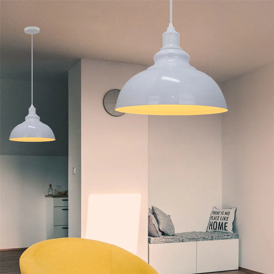 Modern Loft Pendant Light Living Room Kitchen Vintage Industrial Pendant Lamp Dome Shade Wrought Cage Hanging Lighting Fixture pendant lights pendant lamp vintage pendant lights rope pendant lamp