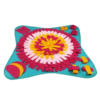 

Cat Interactive Game Stress Relief Training Pad Pet Snuffle Mat Blanket Durable Treat Dispenser Slow Feeding Nose Work Dog Toys