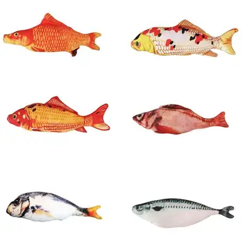 

New Simulation Electric Fish Pet Toy For Cat Funny Usb Charging Jump Carp Biting Chewing Training Pets Cat