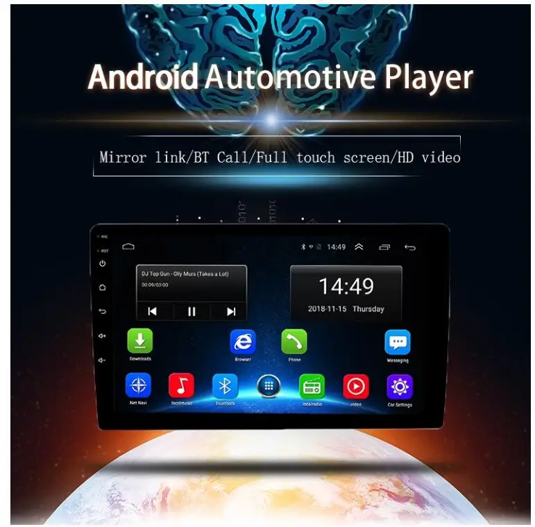 JMANCE 10 дюймов Автомобильный mp5 плеер android навигация 1006 подголовник Автомобильный Монитор blackview pantalla coche gps voiture pantalla coche