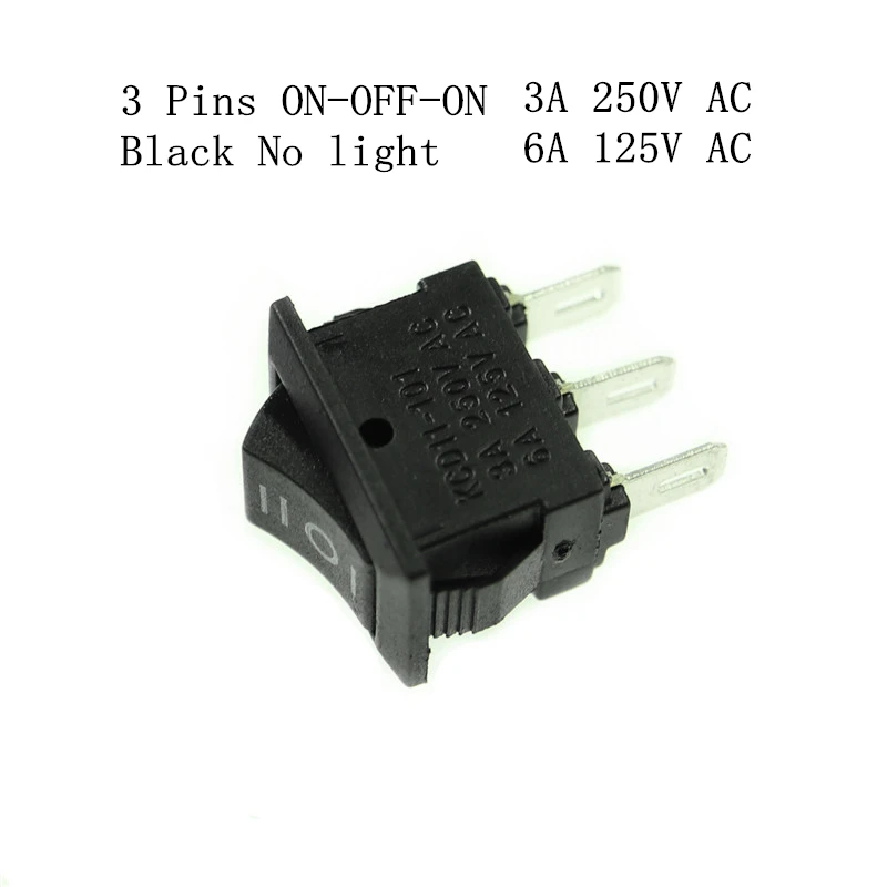 3脚 3档 黑色 无灯