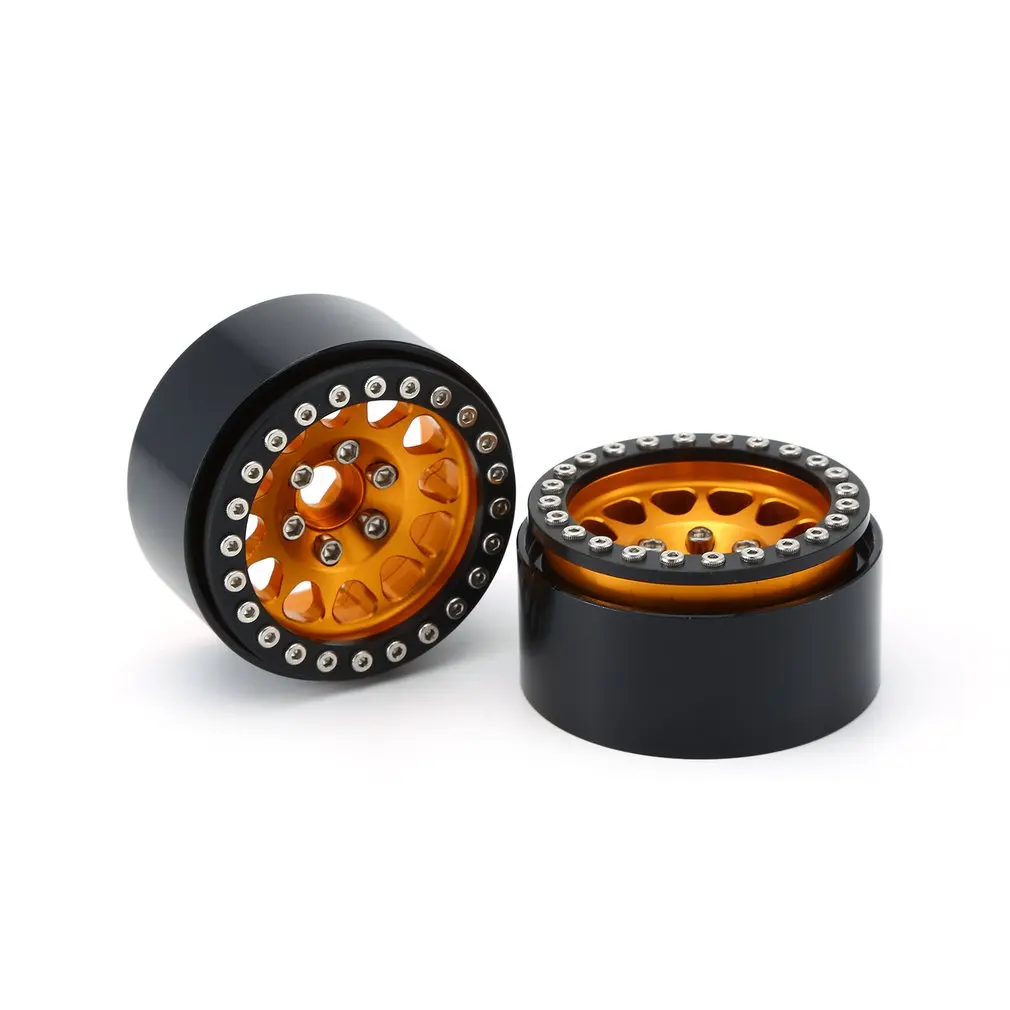 4 шт. 1 9 металлический Beadlock обод колеса для 1:10 RC Гусеничный Traxxas Hsp Redcat Rc4wd Tamiya Axial Scx10