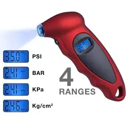 Измеритель давления воздуха в шинах велосипед тестер цифровой ЖК-дисплей универсальная Высокая точность автомобильное шинное манометр