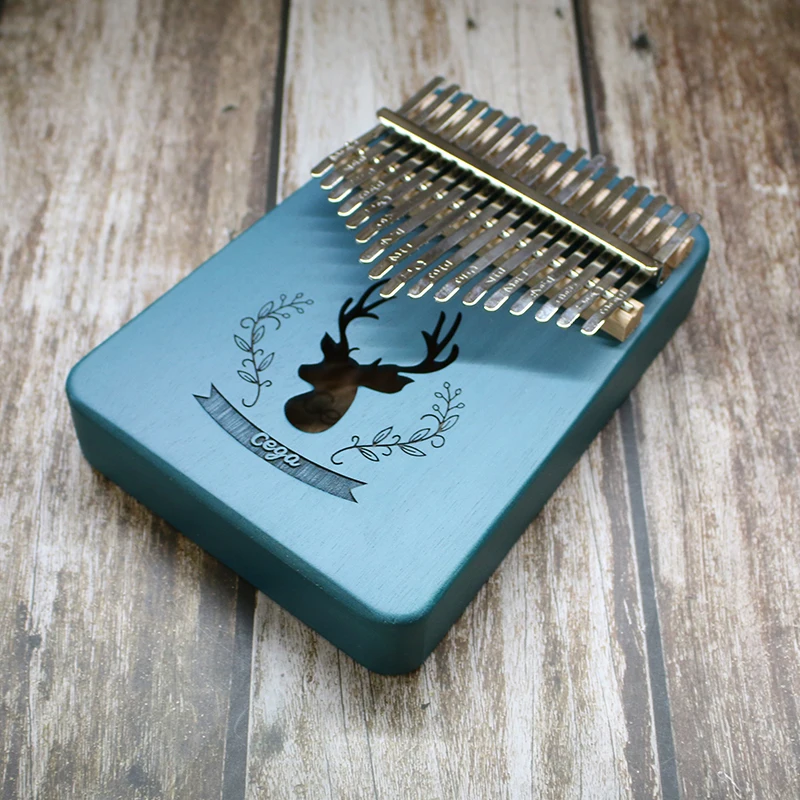 С милой сумкой 17 клавишный палец Kalimba Paino Mbira Sanza «пианино для больших пальцев» карманный размер поддерживающая сумка Cega клавиатура Marimba дерево
