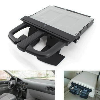

Black Front Dashboard Cup Holder For V W Golf Je tta Bora MK4 1999-2004 1J0858601D