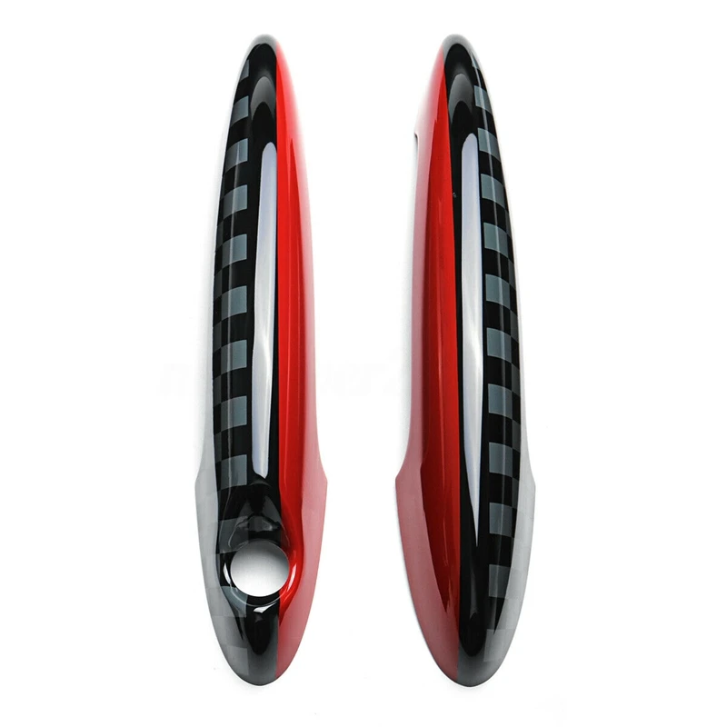 2 х крышки дверных ручек ABS для Mini Cooper JCW ONE S R55 R56 R57 R58 R59 R61