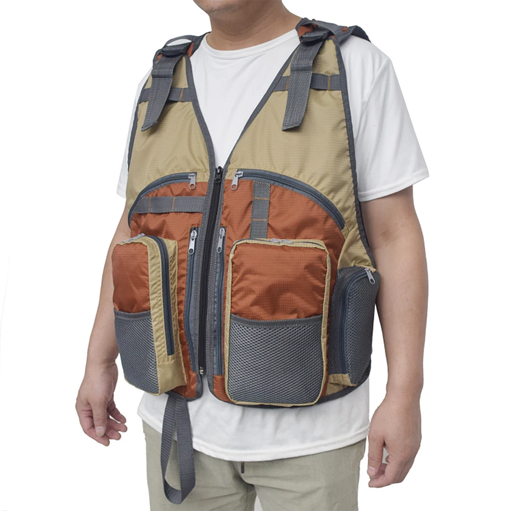 Fly Fishing Backpack Vest Combo Chest Pack for Tackle Gear and Accessories - Quick-Dry & Breathable