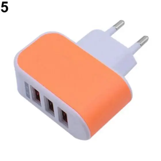 Светящиеся 3USB конфеты Эндрюс зарядное устройство для смартфона Универсальное зарядное устройство для мобильного телефона светящийся D8