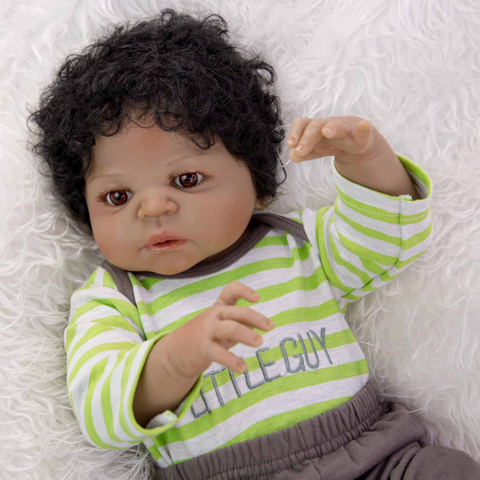 african american full body silicone reborn babies