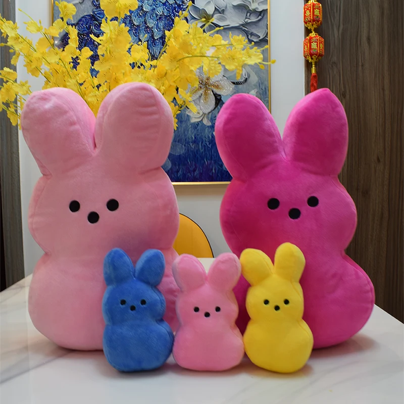 

38cm 15cm peeps plush bunny rabbit peep Easter Toys Simulation Stuffed Animal Doll for Kids Children Soft Pillow Gifts girl toy