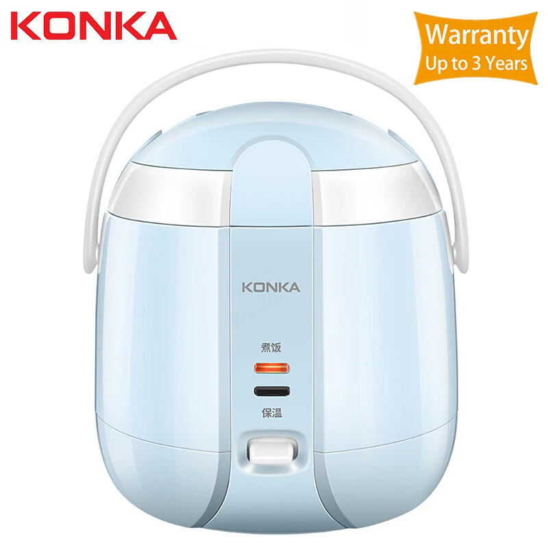 KONKA 1.2L Electric Rice Cooker Kitchen Mini Cooker Small Rice Cook
