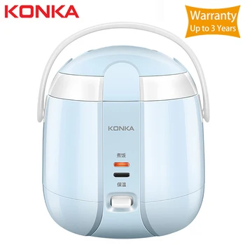 

KONKA 1.2L Electric Rice Cooker Kitchen Mini Cooker Small Rice Cook Machine Intelligent Appointment LED Display