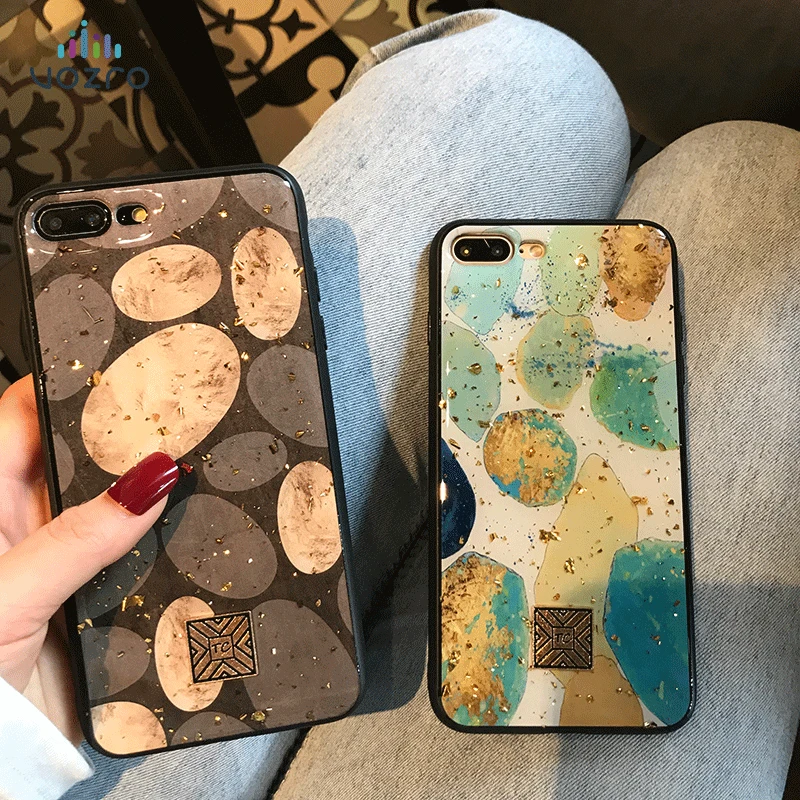 Чехол для Samsung Note9 10 Мраморная Золотая фольга Iphone6 6s 7 8 Plus X XR XS 11 Pro Max защитный чехол