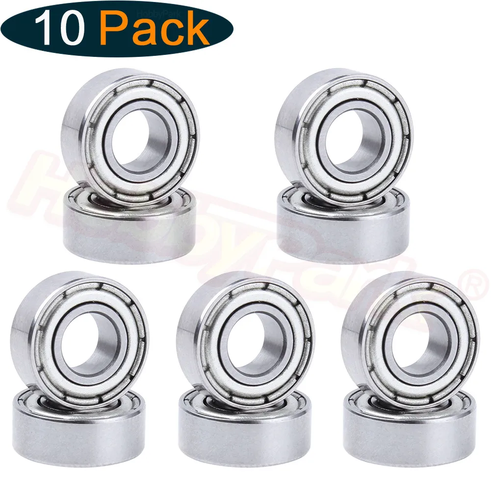 10pcs Ball Bearings 5x11x4mm For 1/10 Rc Tamiya Cc01 Rock Crawler Spare
