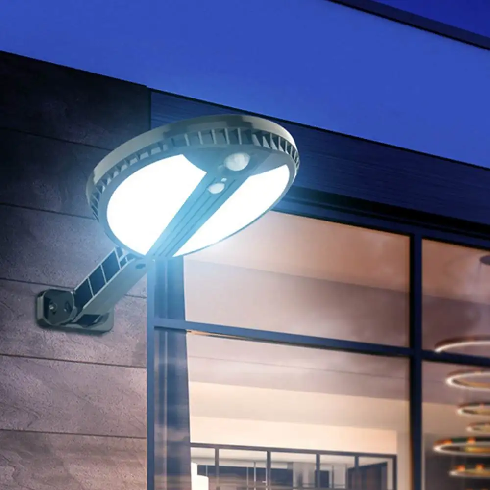 

70 LED Solar Wall Lamp PIR Motion Sensor Waterproof IP65 Street Security Light with Remote Control for Outdoor Garden 3 Modes