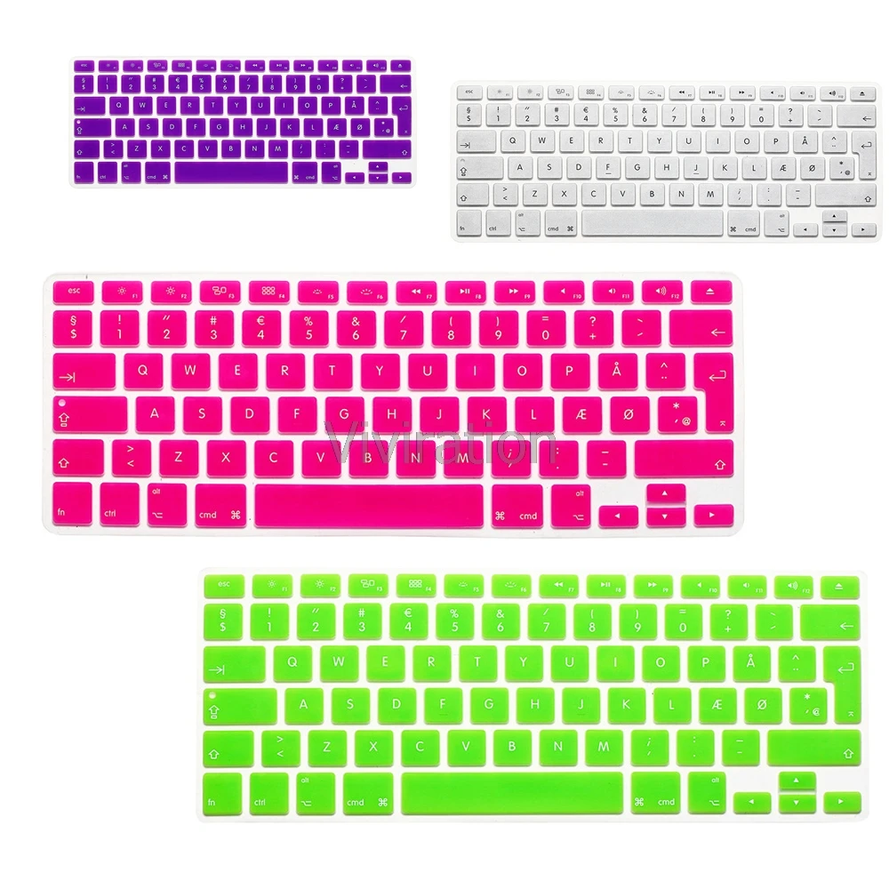 DenmarkLetters наклейка на клавиатуру s для ноутбука Macbook Air retina 11 12 13 Pro 13,3 15,4 чехлы на клавиатуру датские наклейки