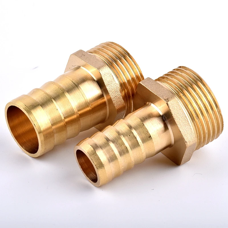 1" 1,2" 1,5" Außengewinde Pagodenverbinder 25~50mm Schlauchtülle Verbindung Messing Rohrverschraubung Gartenbewässerung Kupfer Koppler Adapter – Detail 4