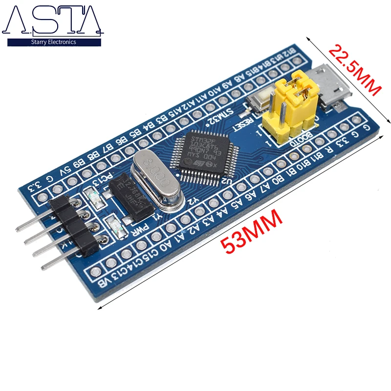 Модуль платы разработчика минимальной конфигурации STM32F103C8T6 ARM STM32 для Arduino ST Link V2