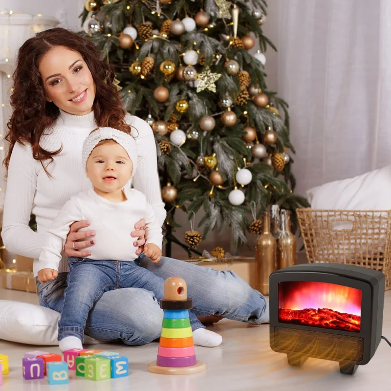 

Electric Heaters 3D Electric Fireplace Vertical Home Retro Heaters Namely Hot Type Heaters Office Small Electric Space Heater