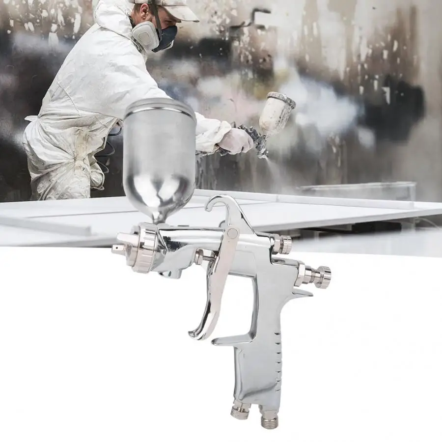 Аэрограф высокого распыления, Аэрограф, автомобильная мебель, краска, инструмент всасывания, подача, распылитель краски, компрессор воздуха
