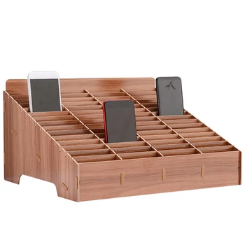 

Multi-Function Wooden Storage Box Mobile Phone Repair Tool Box Desk Organizer Box for Office Classroom