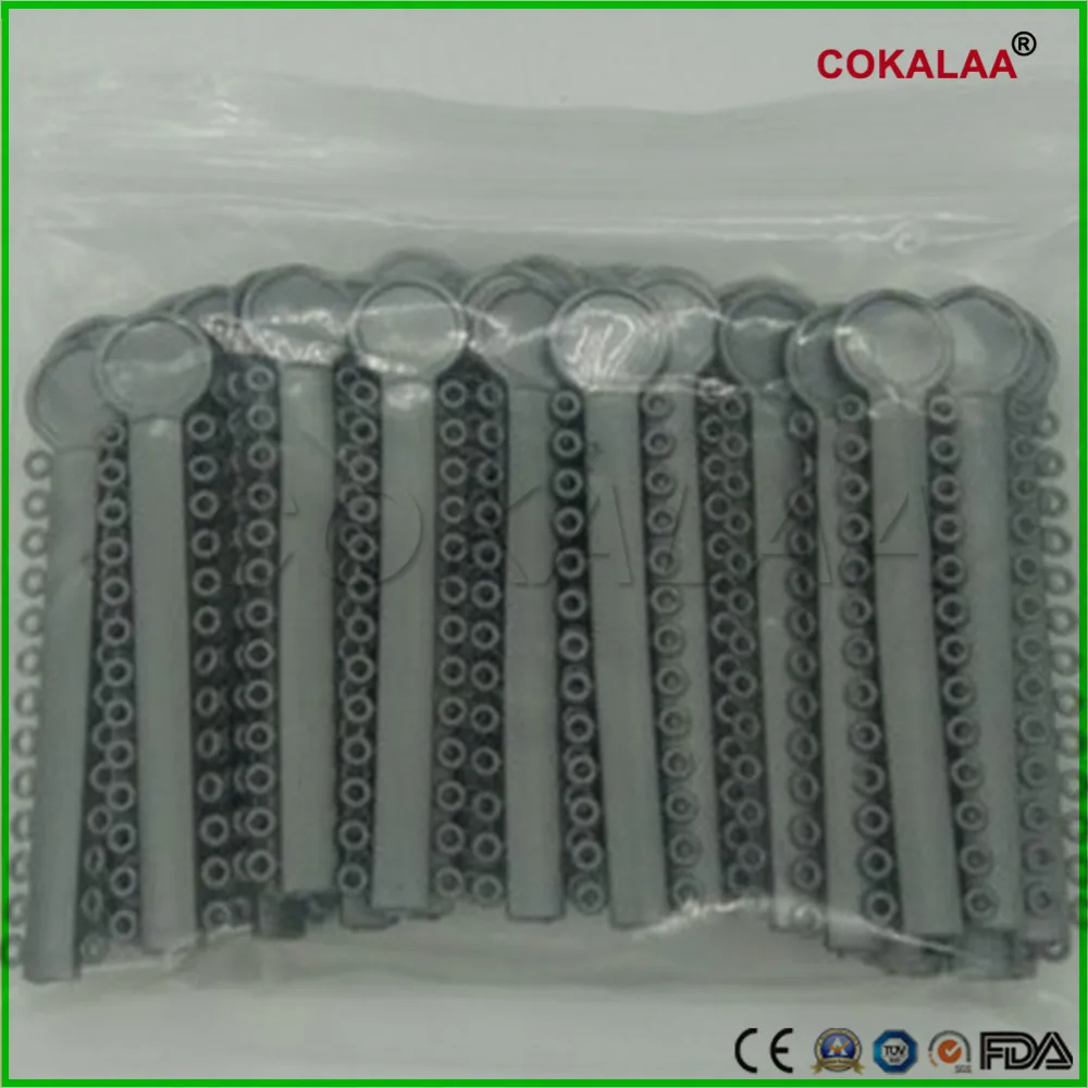 Grey Color 40 шт. стоматологические ортодонты для полости рта эластичные резиновые зубные палочки Стоматологические Инструменты Зубные скобы для взрослых стоматологические материалы - Цвет: Grey Color