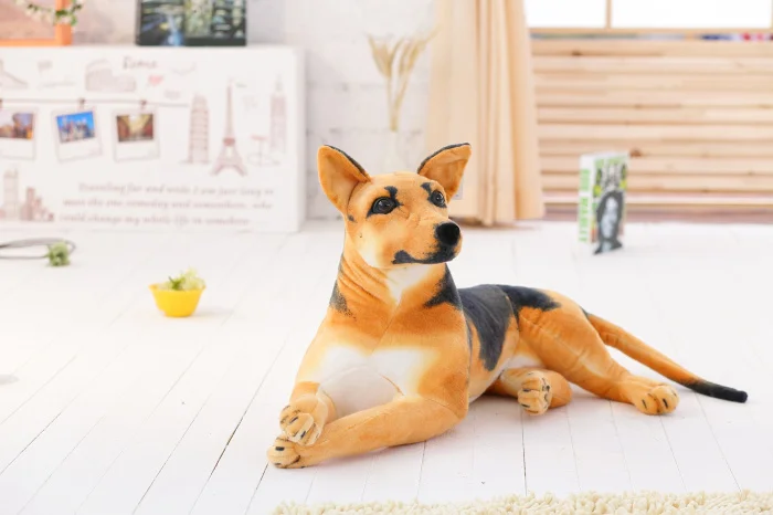 Вт, 30 Вт, 40 см Моделирование щенок плюшевая игрушка творческий реалистичный животный сидя собака хаски куклы мягкие игрушки для детей