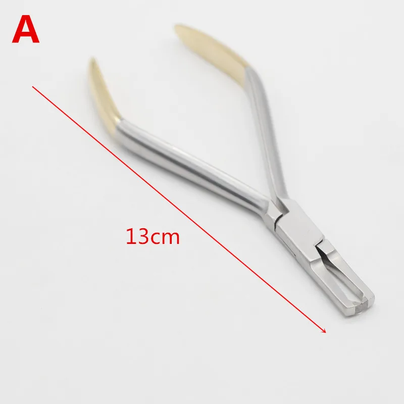 Стоматологический инструмент ортодонтический кронштейн удаление плоскогубцы для передних/задних зубов для стоматологической клиники пункт - Цвет: 1pcs Type A