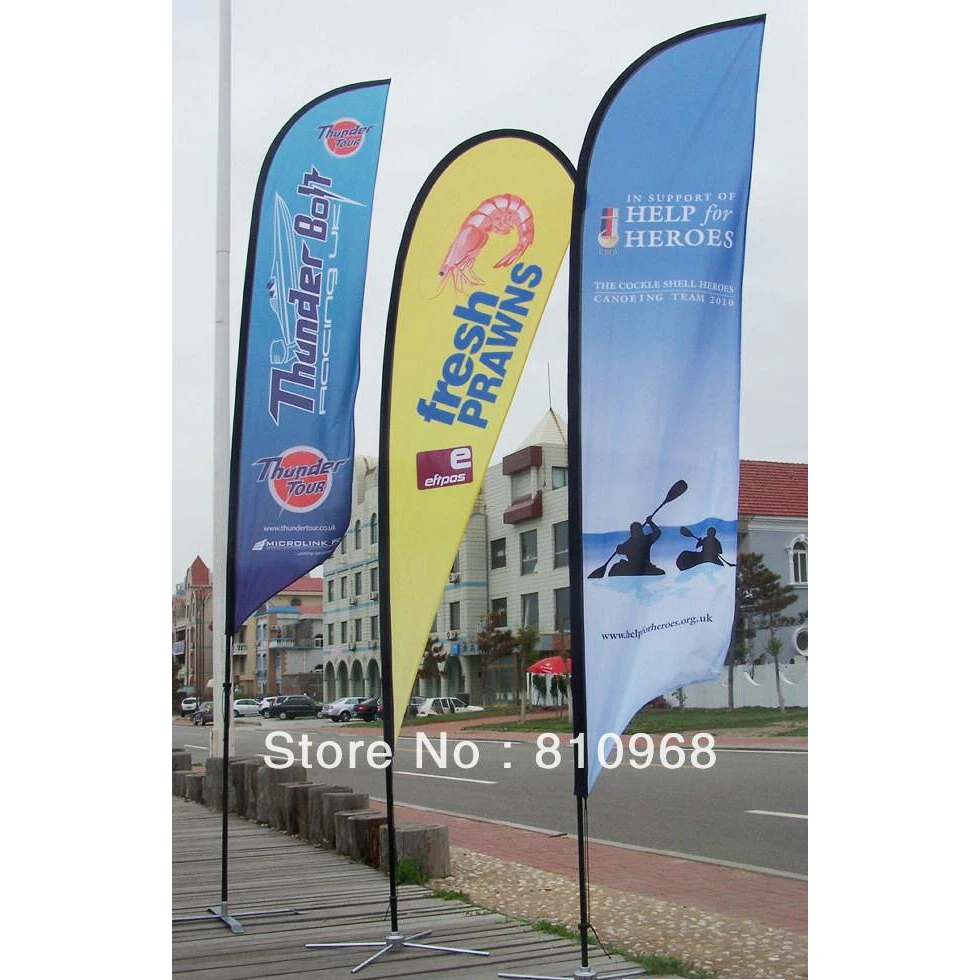 Летающие флаги наружные баннеры с пляжем Рекламные Пляжные перьев рекламные и