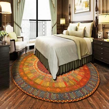 Мандала стиль геометрический цветочный пол ковры Детский ковер гостиная чайный стол мягкий коврик для спальни нескользящий круглый декоративный коврик