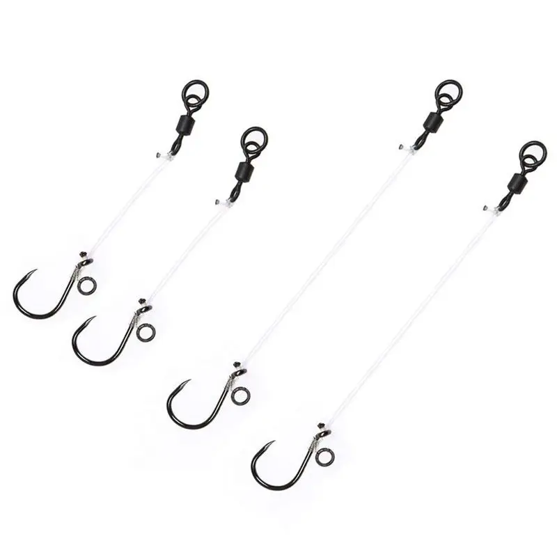 

Ready Tied Chod Rigs - Carp Pop Up Stiff Rig Coarse Fishing Barbless Hook Size 6# 8#