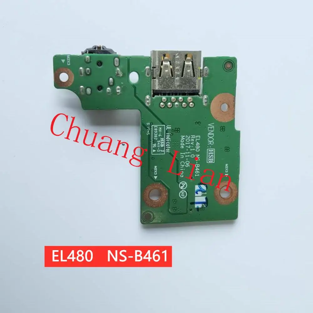 Оригинальная аудиоплата USB EL480 NS-B461 100% для Lenovo THINKPAD L480 L580 полностью протестирована