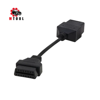 OBD1 Для Toyota 17 Pin к OBD2 16Pin Female OBD Удлинительный кабель-коннектор автомобильный диагностический адаптер для Toyota 17 Pin OBD1 Для Toyota 17 Pin к OBD2 16Pin Female OBD Удлинительный кабель-коннектор автомобильный диагностический адаптер для Toyota 17 Pin