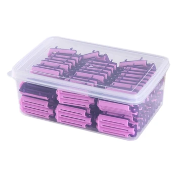 

60 PCS/BOX Reusable Cold Wave Perm Rod Corn Hair Hairdressing Clip Curler DIY Hair Styling Tool for Salon Travel Home