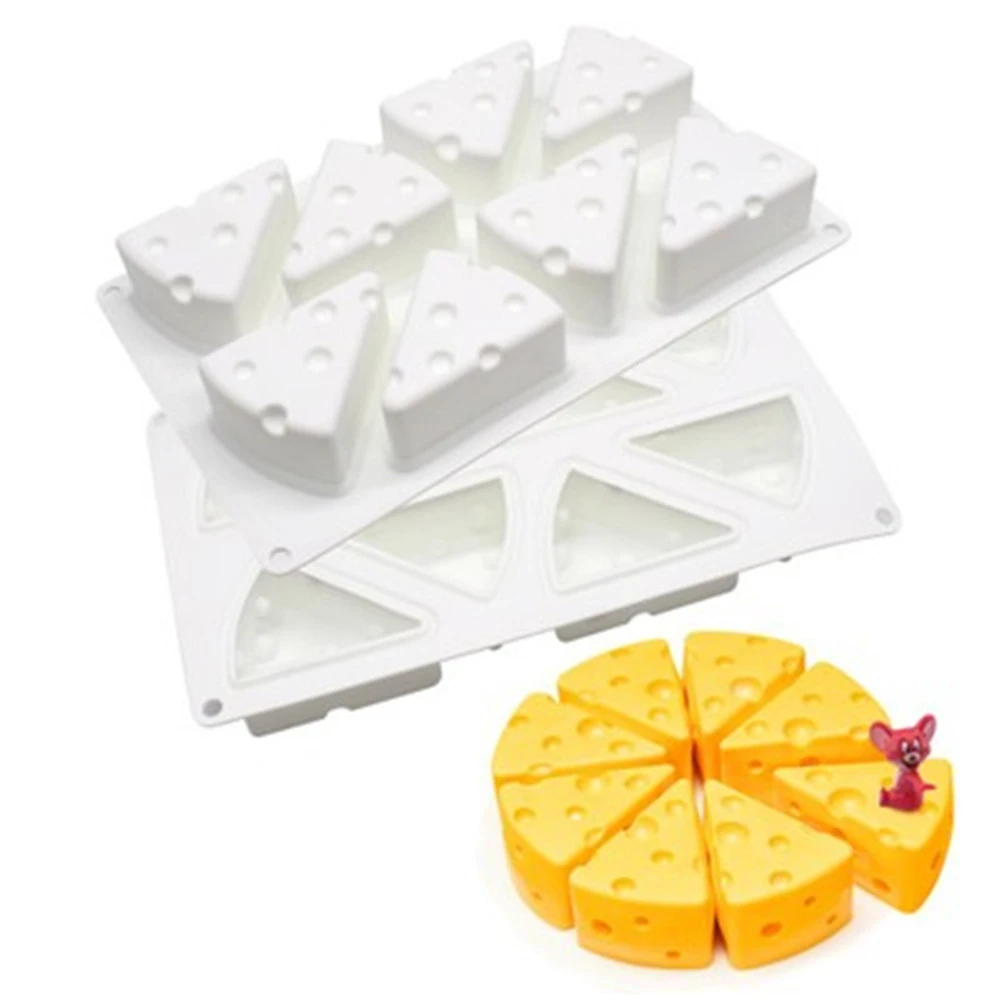 2pc/set Cheesecake Silicone Cheese Mold Fondant Chocolate Cake Molds