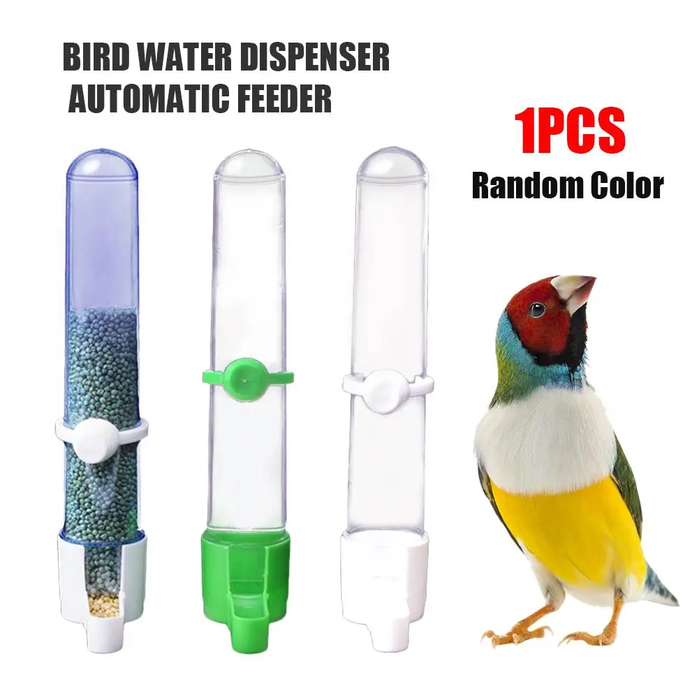 

Bird Water Dispenser Automatic Water Fountain Parrot Food Box Feeder Cage Accessories