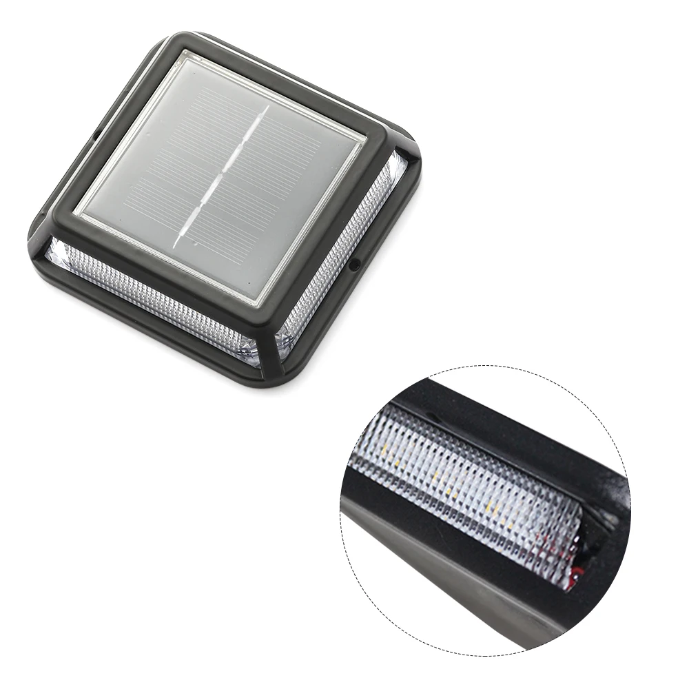 

12LEDs Square Buried Lamp Outdoor Waterproof Solar Garden Lamps Decorative Street Lamps Underground Buried Yard Lamp
