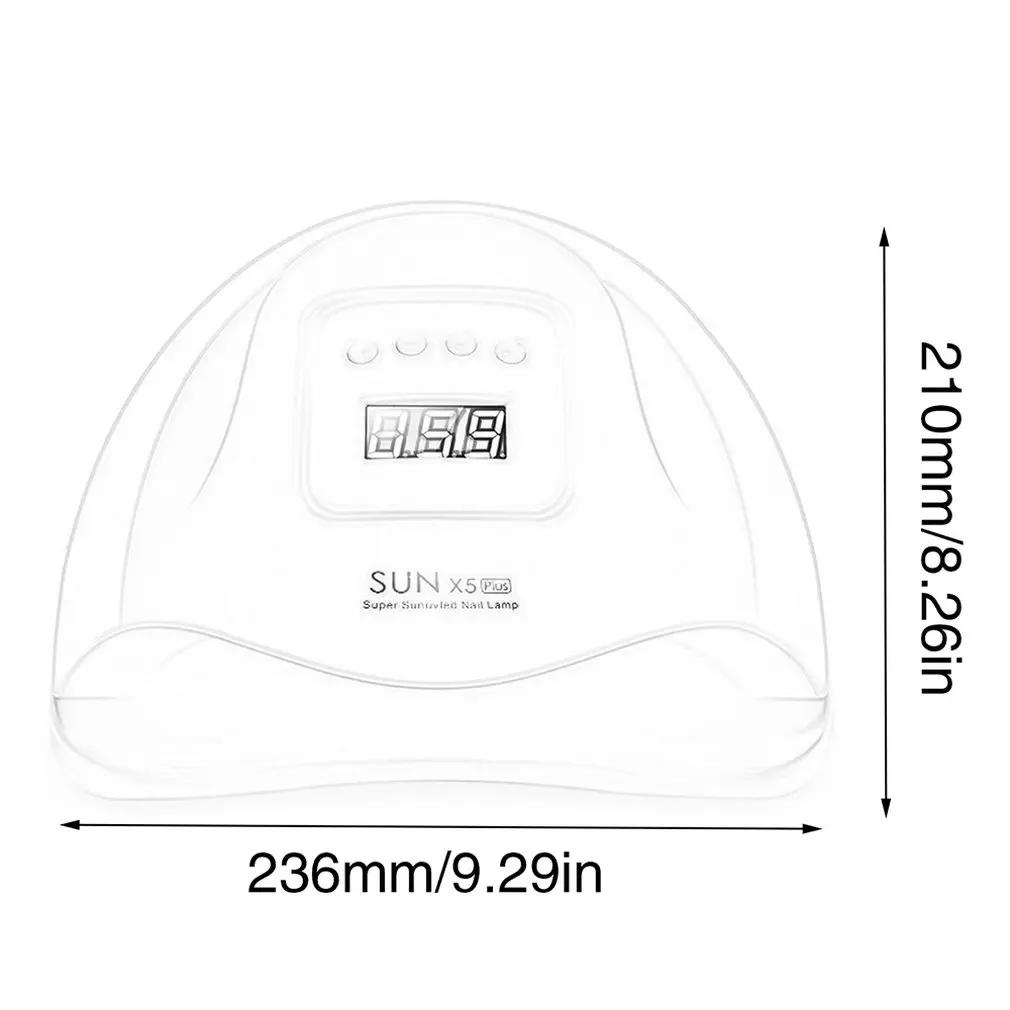 SUN-X5Plus 80 Вт лампа для ногтей, УФ светодиодный светильник, профессиональная Сушилка для ногтей, машина для отверждения гелем, вилка стандарта США и ЕС