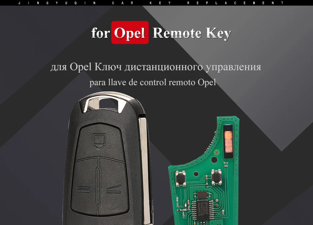 Keyforkess Flip 3 pulsanti telecomando portachiavi ASK 315MHz PCF7946 per Vauxhall/Opel Vectra C, Signum 2003-2007 Uncut HU43/HU100 - H0bd75c01f64d41528fff9f57107df34fc