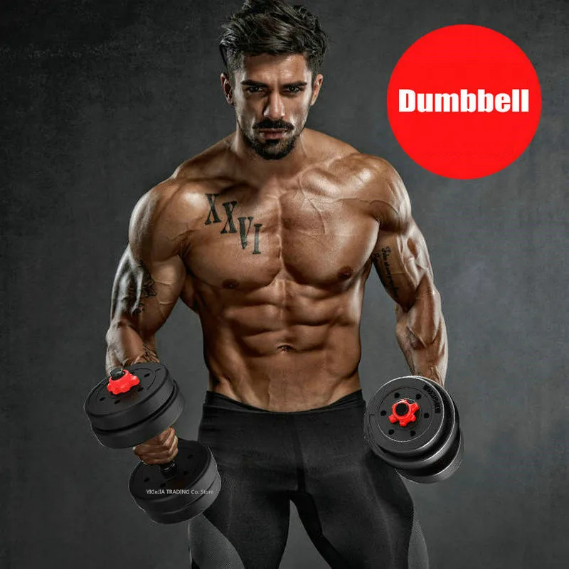 30KG Dumbbell Set Adjustable Weights Dumbbells Biceps Workout Home Gym Fitness 