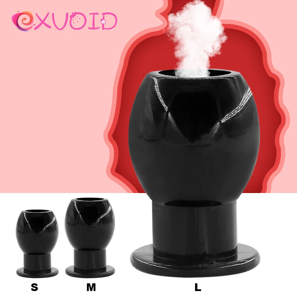 EXVOID S/M/L Anal Wash Hollow Plug Sex Toys for Women Men Vagina Anus Dilator Enema Adult Product Butt Expansion |