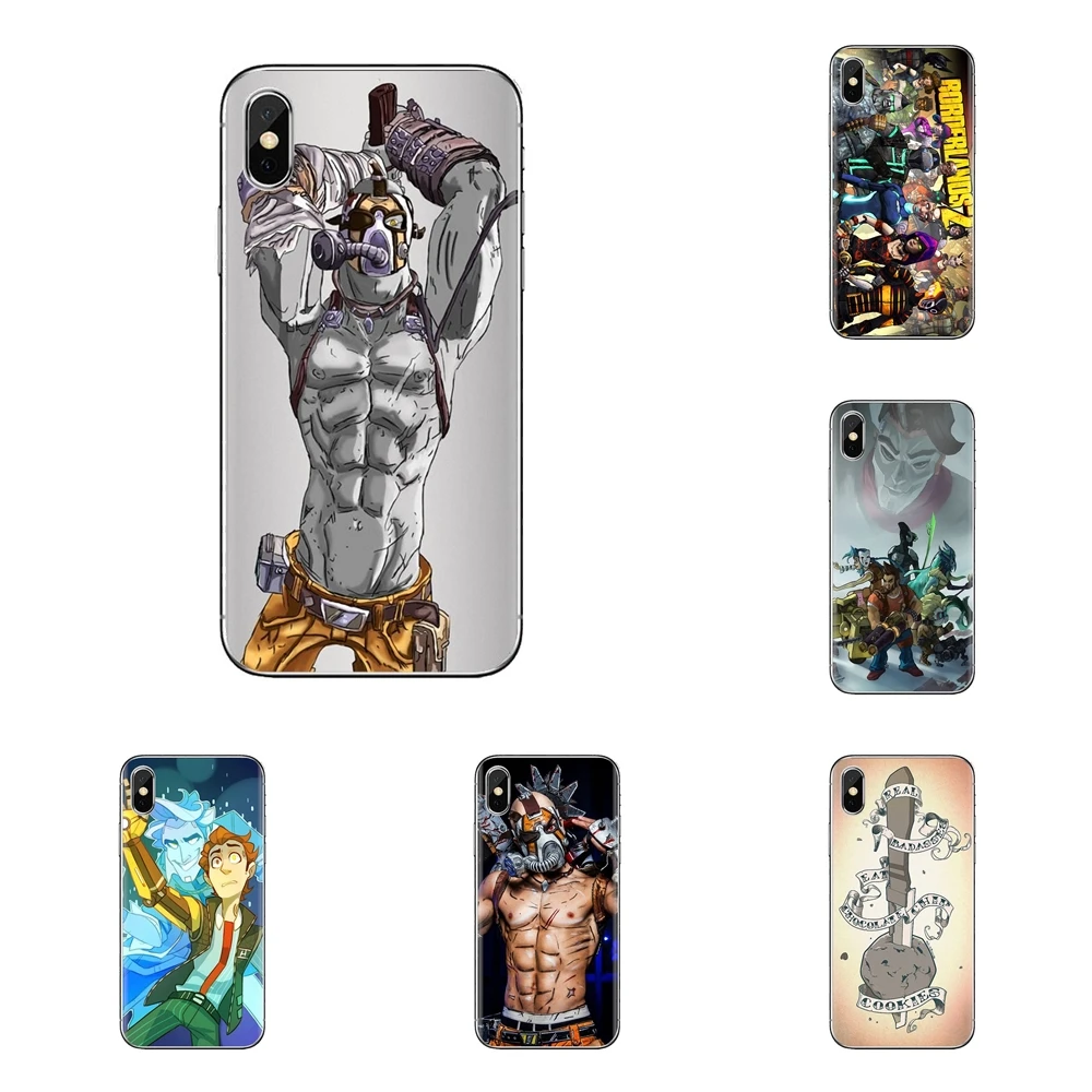 Borderlands Pre Seque Mask shooting TPU Skin Cover For LG G3 G4 Mini G5 G6 G7 Q6 Q7 Q8 Q9 V10 V20 V30 X Power 2 3 K10 K4 K8 2017 |