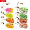 8Pcs Fishing Lure Wobbler Lures Wobbler Spinners Spoon Bait For Pike Peche Tackle All Artificial Baits Metal Sequins Spinnerbait ► Photo 1/6